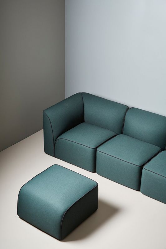 Woud Flora sofa, midtdel smal 66 cm