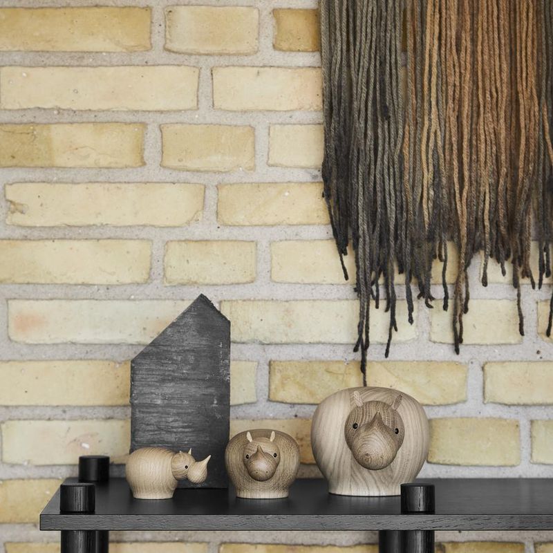 Woud Rina Rhinoceros eik LAGERVARE